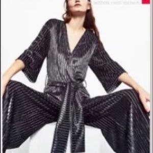 Zara Velvet Jumpsuit